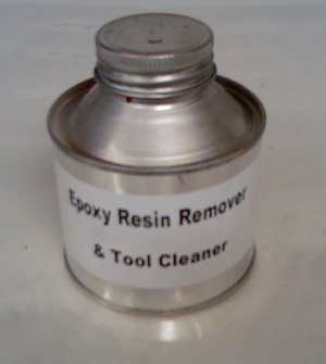 Epoxy Remover Fluid  - a solvent cleaner for tools and surfaces for uncured resin